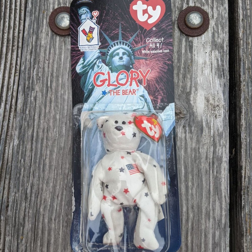 4th of July Patriotic Ty Beanie Babies Set of 3 Bundle - Picture 7 of 16